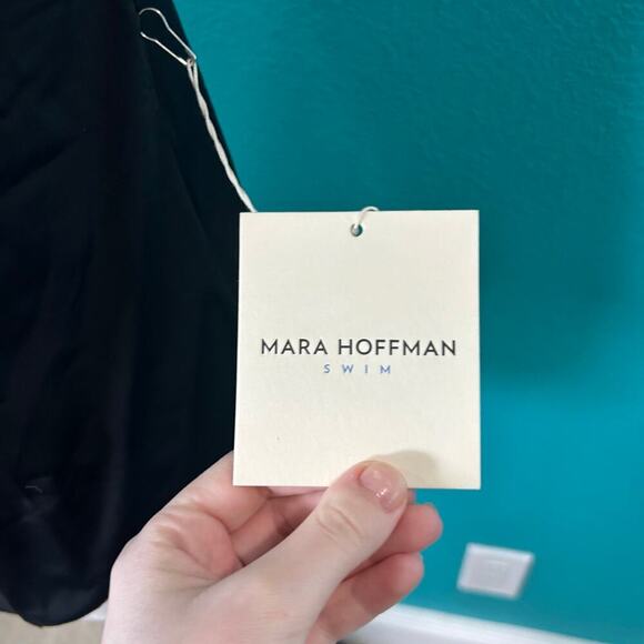 NWT Mara Hoffman Audrey One Piece Deep Cut Swimsuit Swim Surf Paddle Size L - Picture 5 of 6